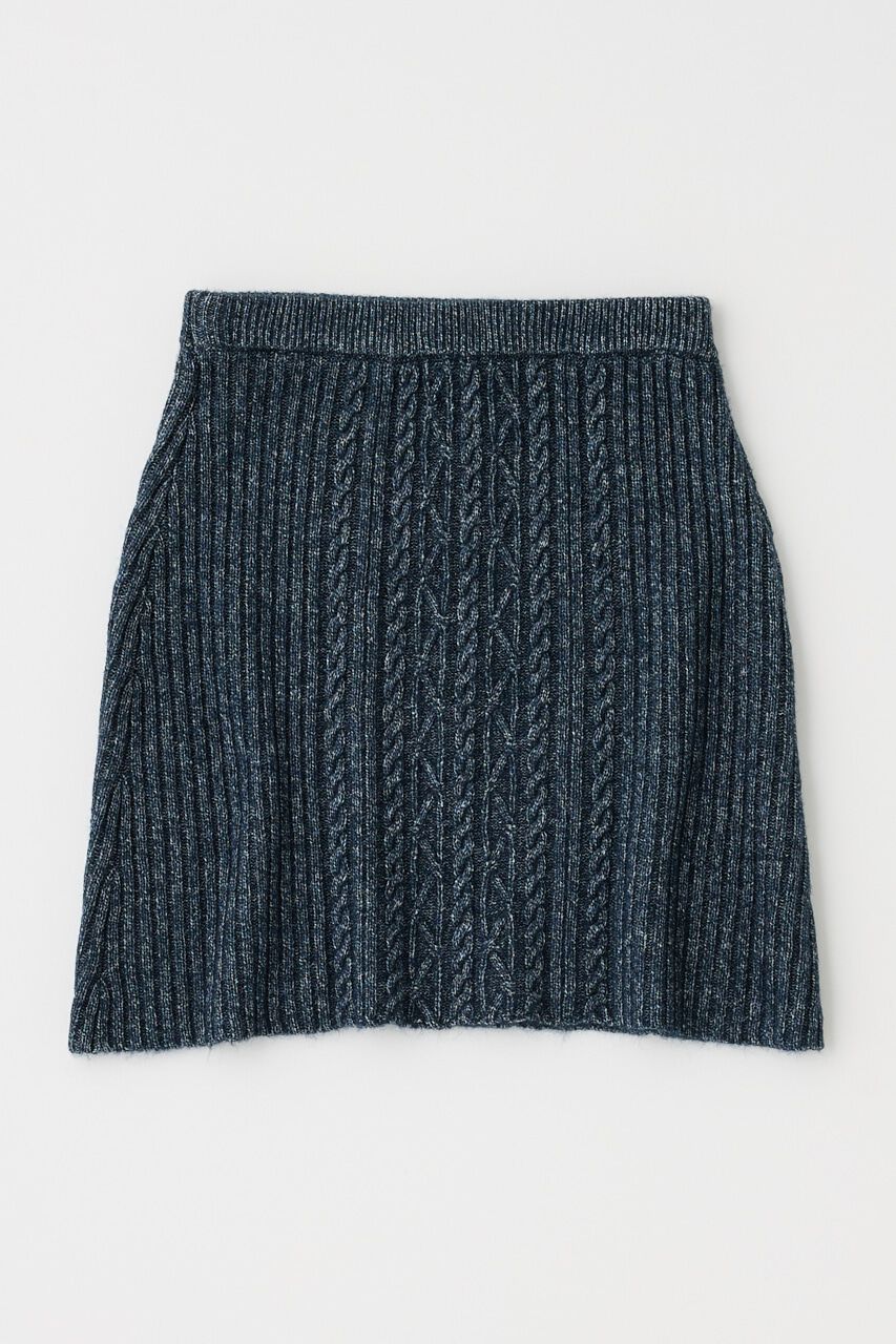 MOUSSY「RIB CABLE ミニスカート」|スカート|