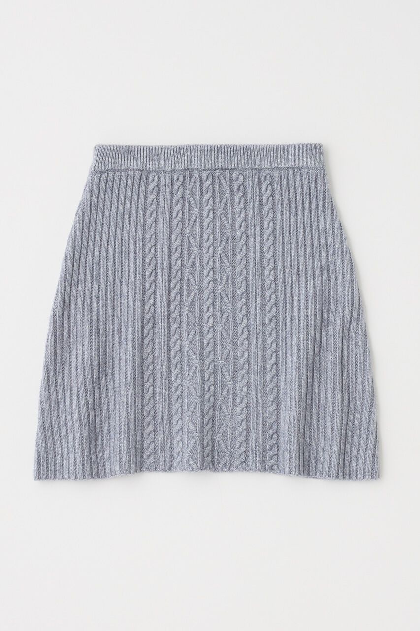 MOUSSY「RIB CABLE ミニスカート」|スカート|
