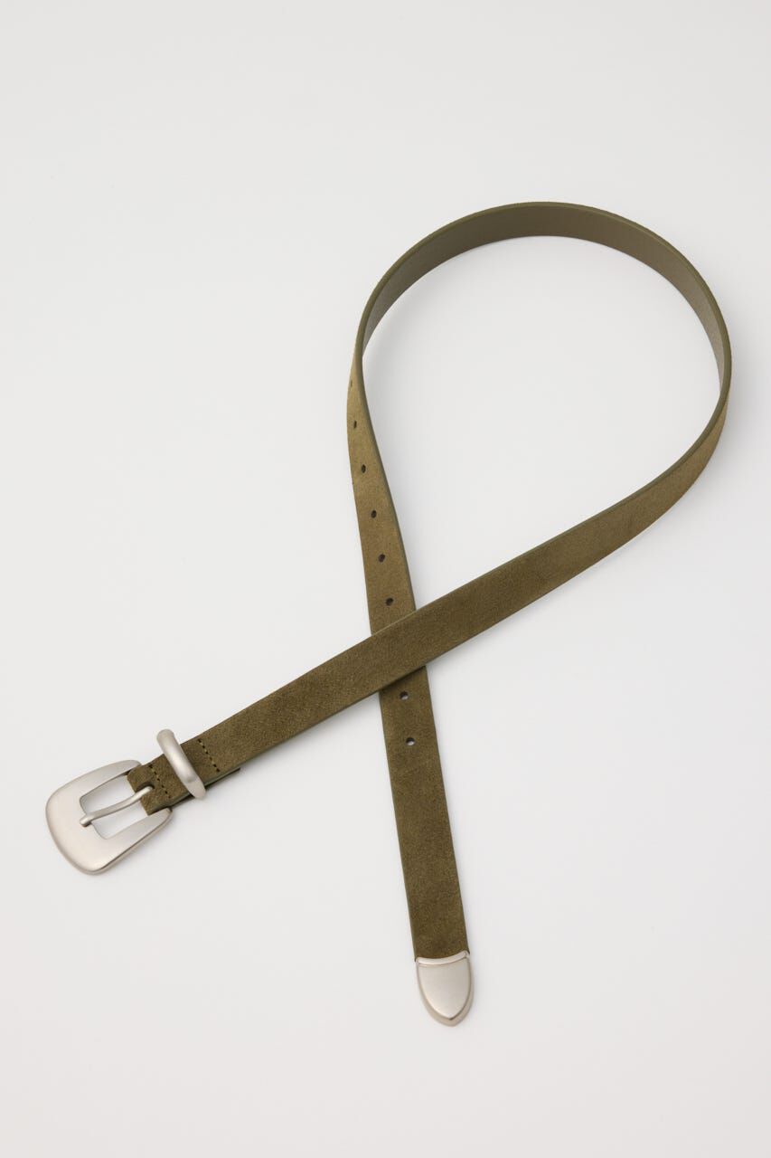 MOUSSY「GLOSS BUCKLE LEATHER ベルト」|ベルト|