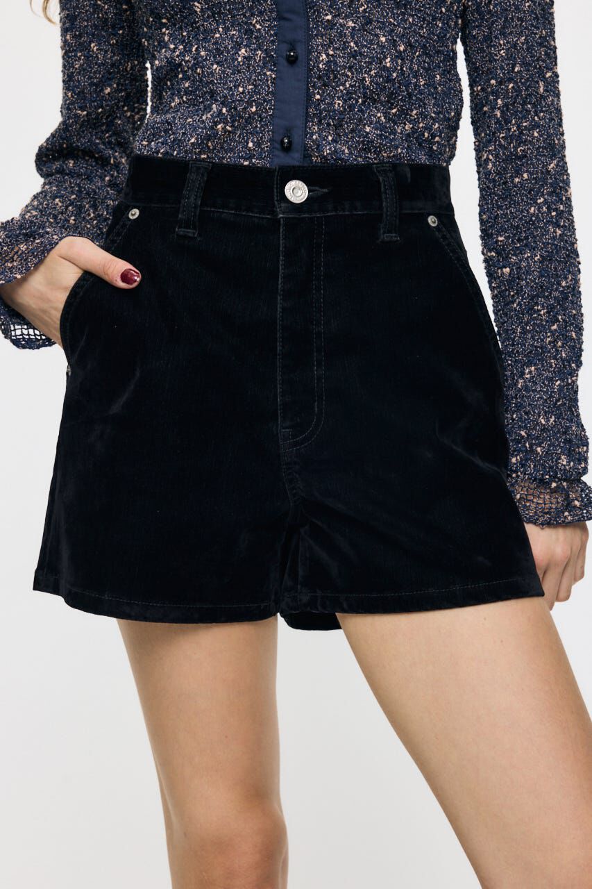 MOUSSY「VELVET MICRO ショーツ」|デニム|