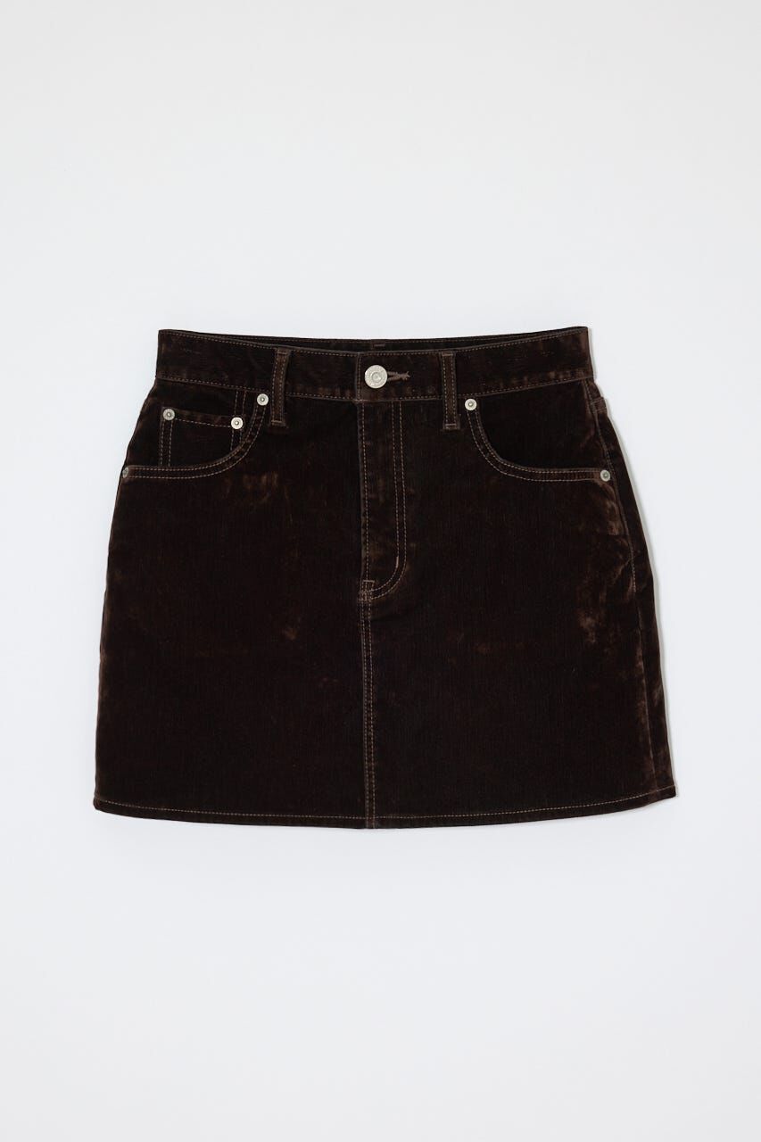 MOUSSY「VELVET MINI スカート」|スカート|