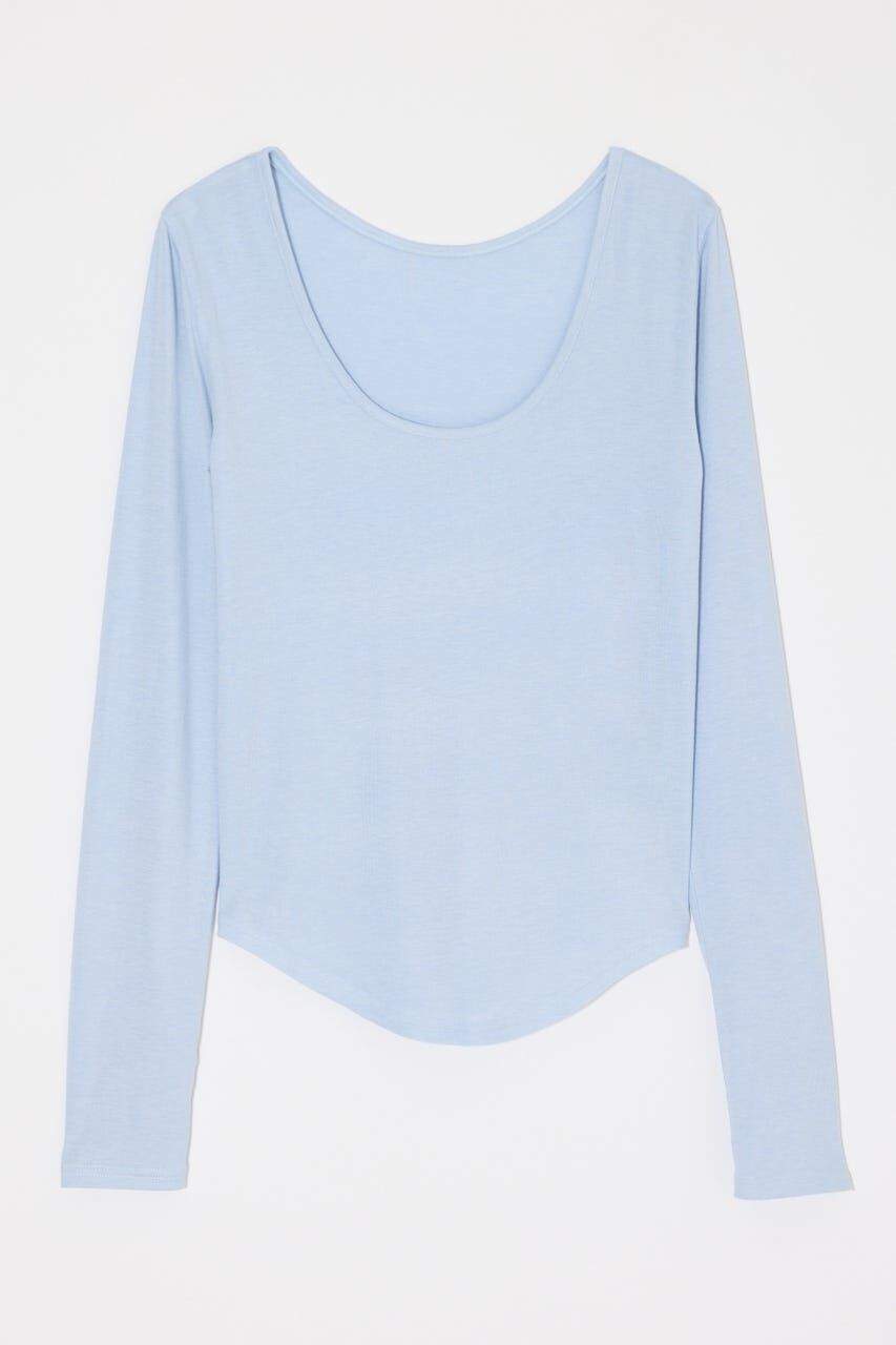MOUSSY「ES 2WAY トップス」|Tシャツ・カットソー|L/BLU1