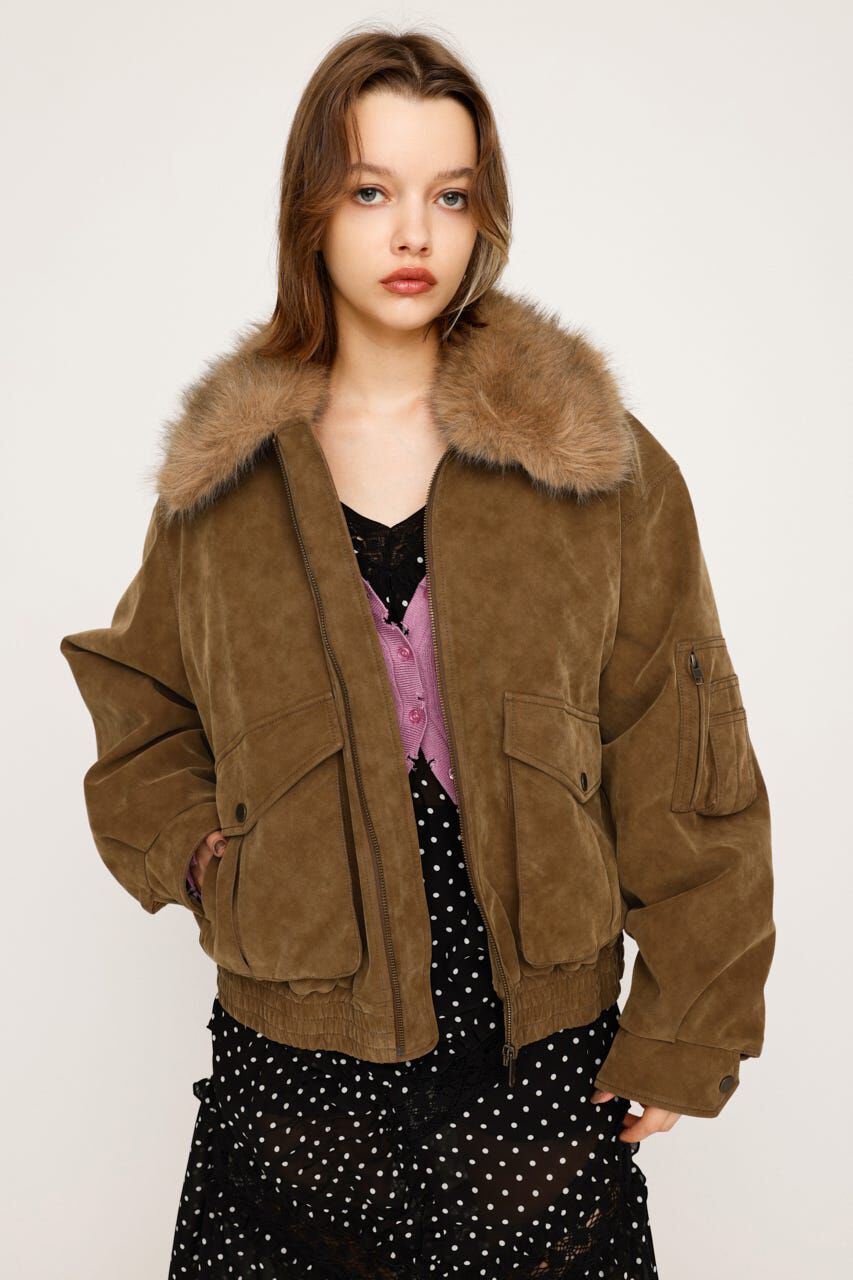 SLY「WASHED PUFFER ブルゾン」|ブルゾン・スタジャン|