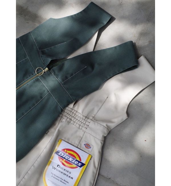 LAGUNAMOON「【別注Dickies】ZIPジャンパースカート」|ジャンパースカート|