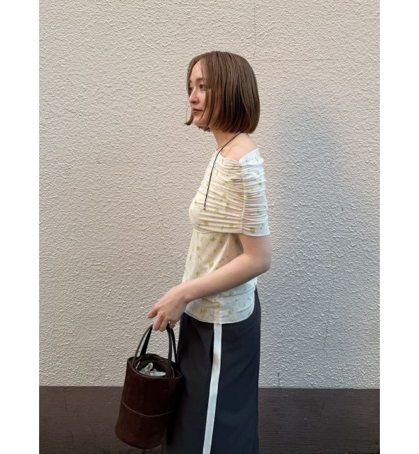 LAGUNAMOON「オフショルチュールトップス」|Tシャツ・カットソー|