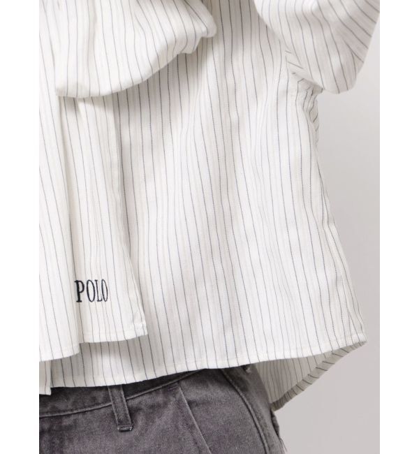 LAGUNAMOON「【POLO BCSコラボ】【マシンウォッシャブル】ボウタイシャツ」|シャツ・ブラウス|