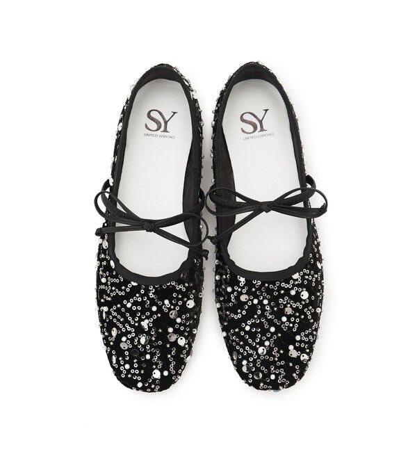 ODETTE E ODILE「＜SY＞スパンコールバレエ フラット10●&uarr;」|バレエシューズ|その他3