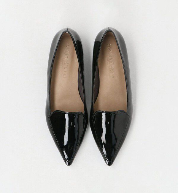 ODETTE E ODILE「R ポインテッドモカ フラット20◎&uarr;」|パンプス|BLACK