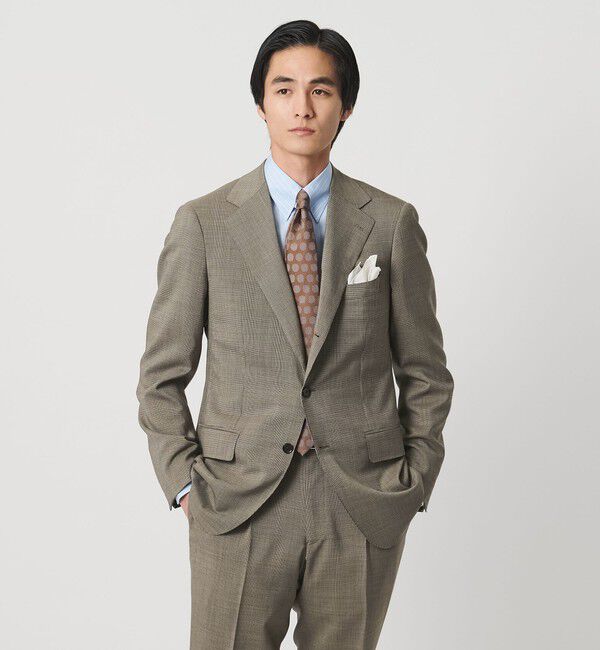 UNITED ARROWS「山栄 ハウンドトゥース シングル 3ボタン スーツ REGULAR MODEL」|スーツ|