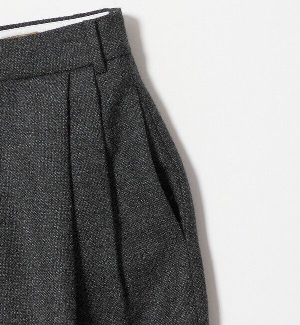 UNITED ARROWS「BALLI タック ワイドパンツ」|スラックス|