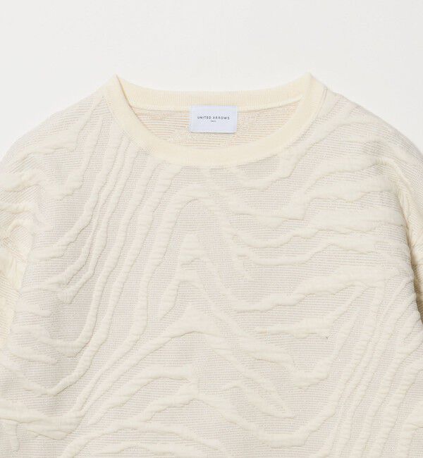 UNITED ARROWS「ジャガード スウェット プルオーバー カットソー」|Tシャツ・カットソー|