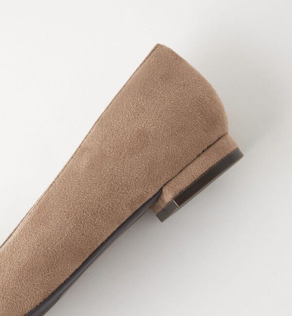 UNITED ARROWS green label relaxing「【WEB限定】ポインテッド キルト フラットシューズ（1.5cmヒール) -撥水-」|パンプス|