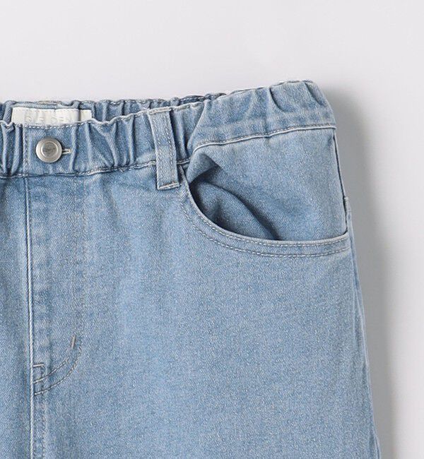 UNITED ARROWS green label relaxing「ストレッチデニム ストレートパンツ / キッズ  100cm-160cm - ストレッチ -」|デニム|