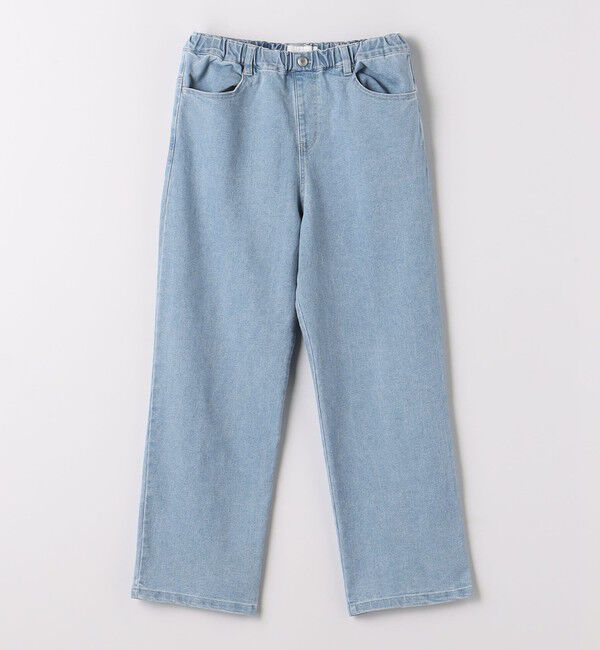 UNITED ARROWS green label relaxing「ストレッチデニム ストレートパンツ / キッズ  100cm-160cm - ストレッチ -」|デニム|