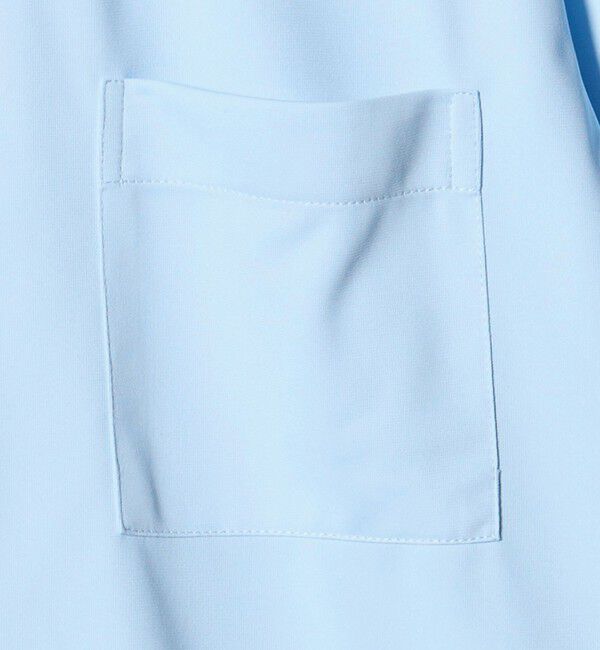 UNITED ARROWS green label relaxing「【WEB限定】JUST fit トリコット ドレープ シャツ」|シャツ・ブラウス|