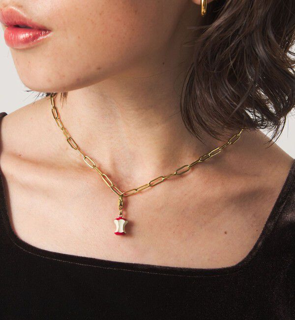 UNITED ARROWS green label relaxing「＜PALAS＞チャームネックレス A（フードモチーフ）」|ネックレス|RED