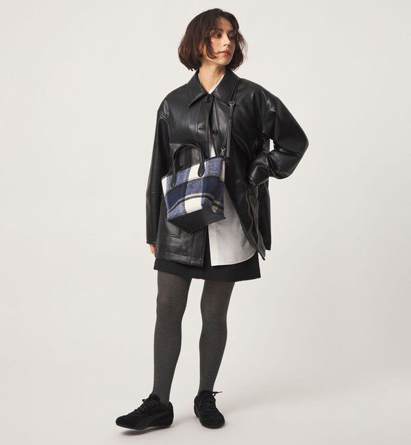 UNITED ARROWS green label relaxing「2WAY クロスチェックトートバッグ」|ショルダー・メッセンジャー|