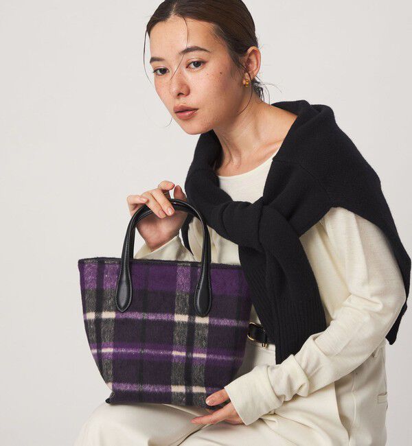 UNITED ARROWS green label relaxing「2WAY クロスチェックトートバッグ」|ショルダー・メッセンジャー|