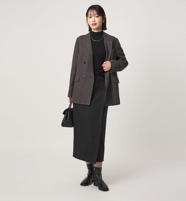 UNITED ARROWS green label relaxing「［size SHORTあり］Daily Chic Iライン スカート ウォッシャブル ストレッチ」|タイト|