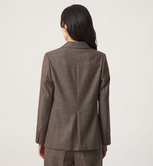 UNITED ARROWS green label relaxing「［size SHORT/TALLあり］ヘアライン ダブルジャケット ストレッチ」|テーラードジャケット|