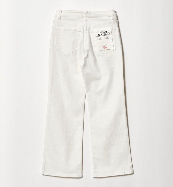 UNITED ARROWS green label relaxing「［size SHORT/TALLあり］＜EDWINコラボ＞セミフレア デニムパンツ オフホワイト」|デニム|