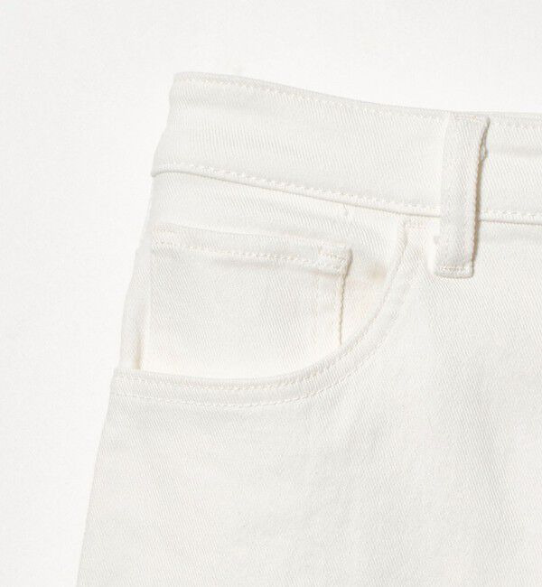 UNITED ARROWS green label relaxing「［size SHORT/TALLあり］＜EDWINコラボ＞セミフレア デニムパンツ オフホワイト」|デニム|