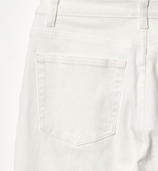UNITED ARROWS green label relaxing「［size SHORT/TALLあり］＜EDWINコラボ＞セミフレア デニムパンツ オフホワイト」|デニム|