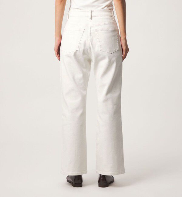 UNITED ARROWS green label relaxing「［size SHORT/TALLあり］＜EDWINコラボ＞セミフレア デニムパンツ オフホワイト」|デニム|