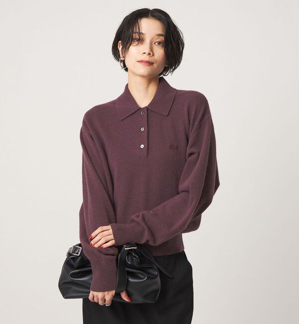 UNITED ARROWS green label relaxing「【別注】＜LACOSTE＞ポロニット」|ニット・セーター|