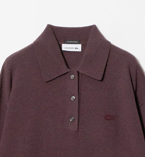 UNITED ARROWS green label relaxing「【別注】＜LACOSTE＞ポロニット」|ニット・セーター|