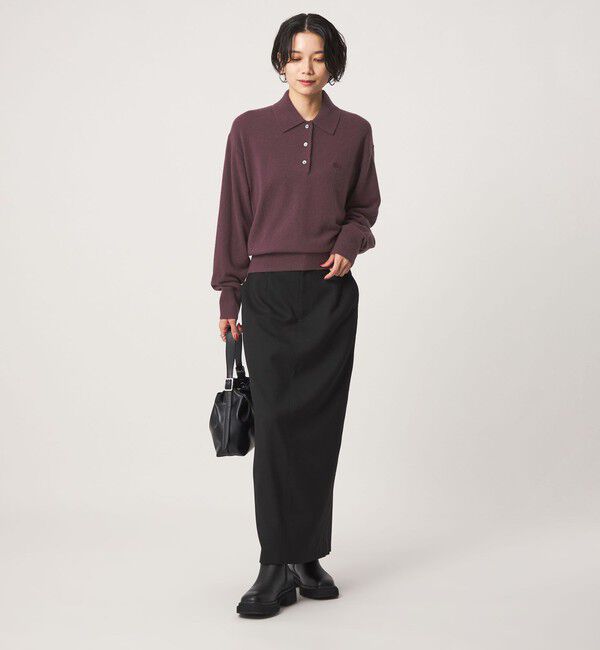 UNITED ARROWS green label relaxing「【別注】＜LACOSTE＞ポロニット」|ニット・セーター|