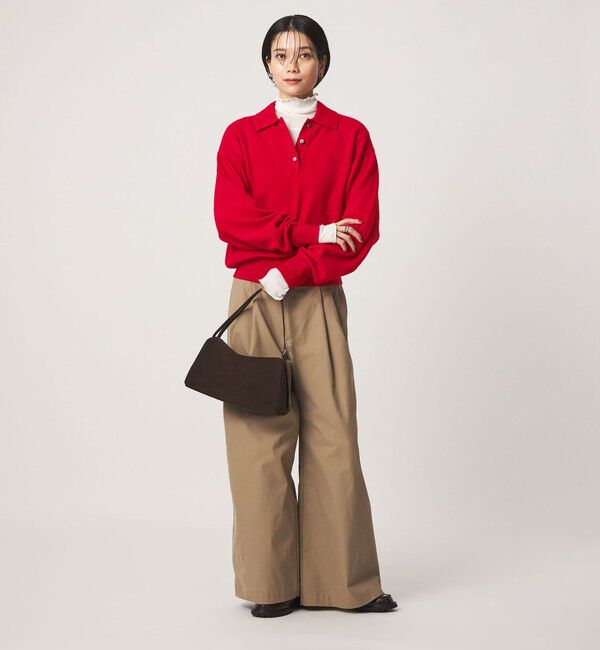 UNITED ARROWS green label relaxing「【別注】＜LACOSTE＞ポロニット」|ニット・セーター|