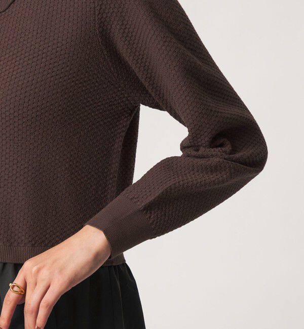 UNITED ARROWS green label relaxing「フリル襟 アミガラ ドッキング ワンピース」|ワンピース|