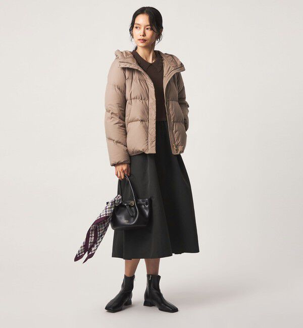 UNITED ARROWS green label relaxing「フリル襟 アミガラ ドッキング ワンピース」|ワンピース|