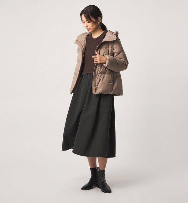 UNITED ARROWS green label relaxing「フリル襟 アミガラ ドッキング ワンピース」|ワンピース|