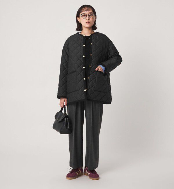 UNITED ARROWS green label relaxing「【別注】＜Traditional Weatherwear＞ARKLEY  Aライン キルティング ミドル ジャケット」|その他|