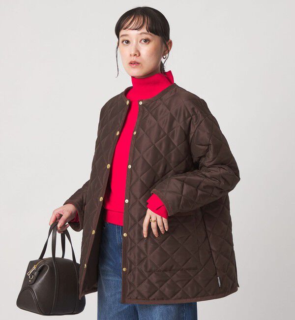 UNITED ARROWS green label relaxing「【別注】＜Traditional Weatherwear＞ARKLEY  Aライン キルティング ミドル ジャケット」|その他|MD.BROWN