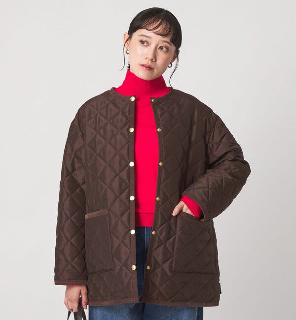 UNITED ARROWS green label relaxing「【別注】＜Traditional Weatherwear＞ARKLEY  Aライン キルティング ミドル ジャケット」|その他|