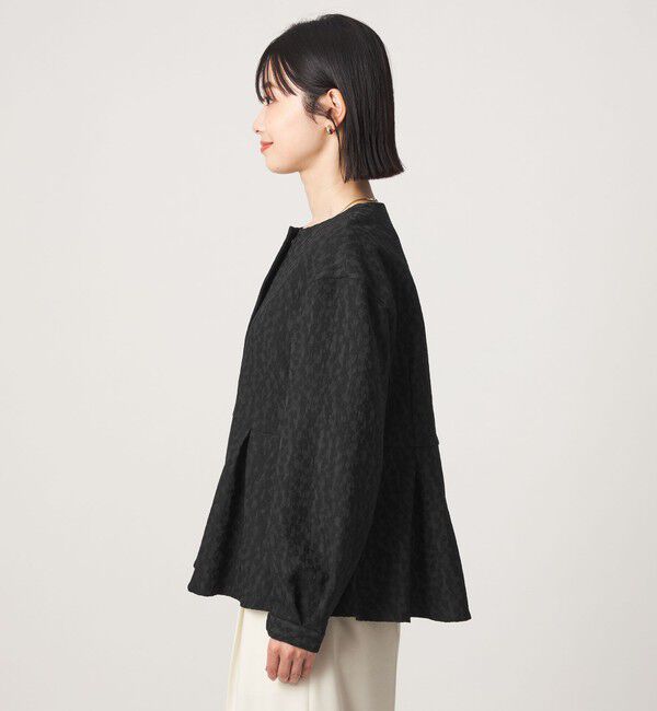 UNITED ARROWS green label relaxing「［size SHORTあり］fleurie(フルリー) ジャガード ジャケット」|ノーカラージャケット|