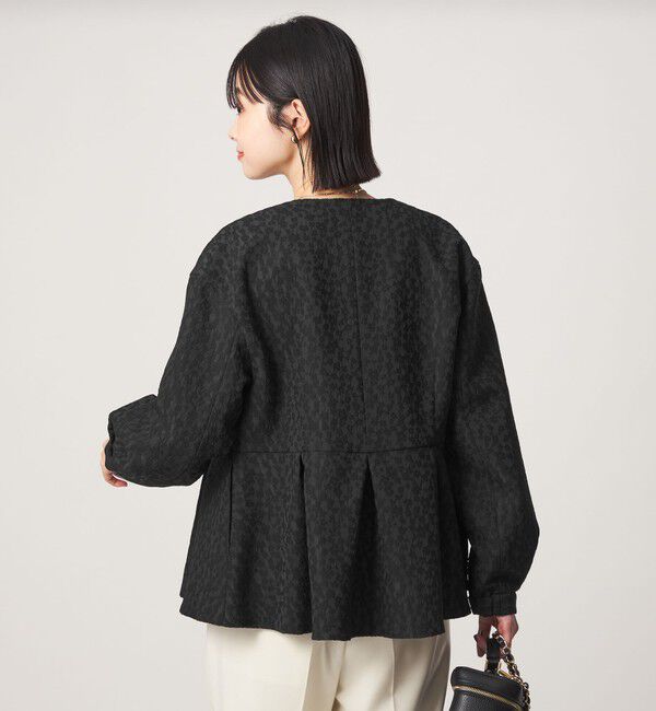 UNITED ARROWS green label relaxing「［size SHORTあり］fleurie(フルリー) ジャガード ジャケット」|ノーカラージャケット|