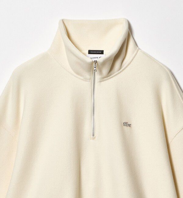 UNITED ARROWS green label relaxing「 【別注】＜LACOSTE＞ フリース ハーフジップ プルオーバー」|Tシャツ・カットソー|