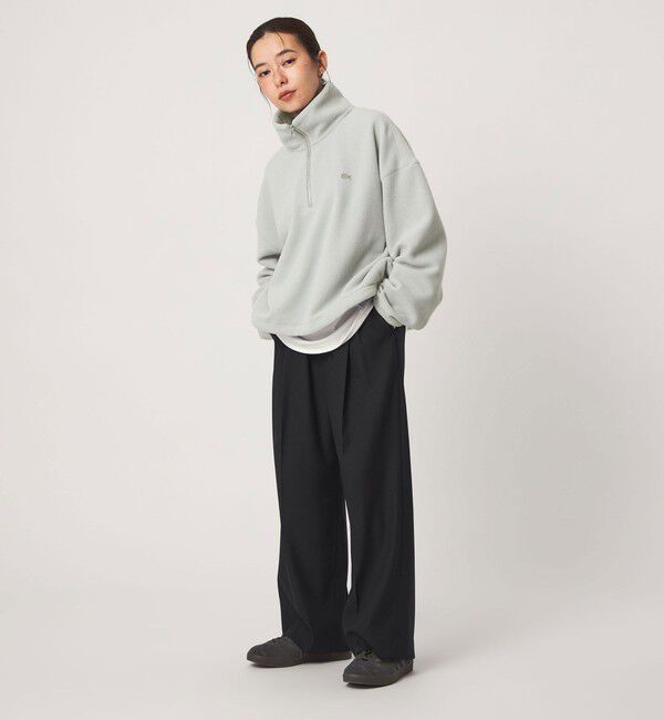 UNITED ARROWS green label relaxing「 【別注】＜LACOSTE＞ フリース ハーフジップ プルオーバー」|Tシャツ・カットソー|