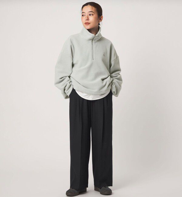 UNITED ARROWS green label relaxing「 【別注】＜LACOSTE＞ フリース ハーフジップ プルオーバー」|Tシャツ・カットソー|