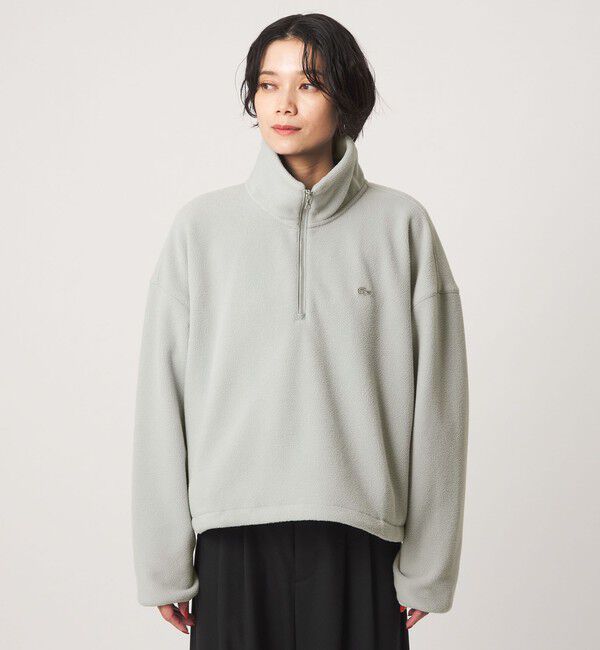 UNITED ARROWS green label relaxing「 【別注】＜LACOSTE＞ フリース ハーフジップ プルオーバー」|Tシャツ・カットソー|