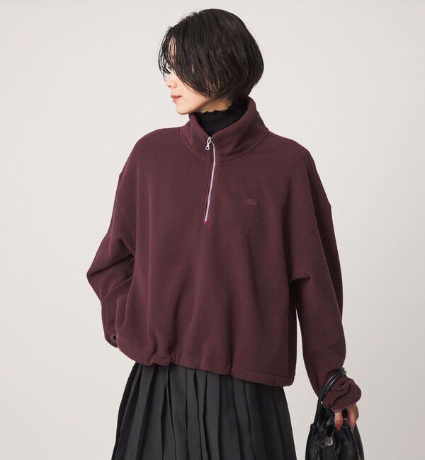 UNITED ARROWS green label relaxing「 【別注】＜LACOSTE＞ フリース ハーフジップ プルオーバー」|Tシャツ・カットソー|