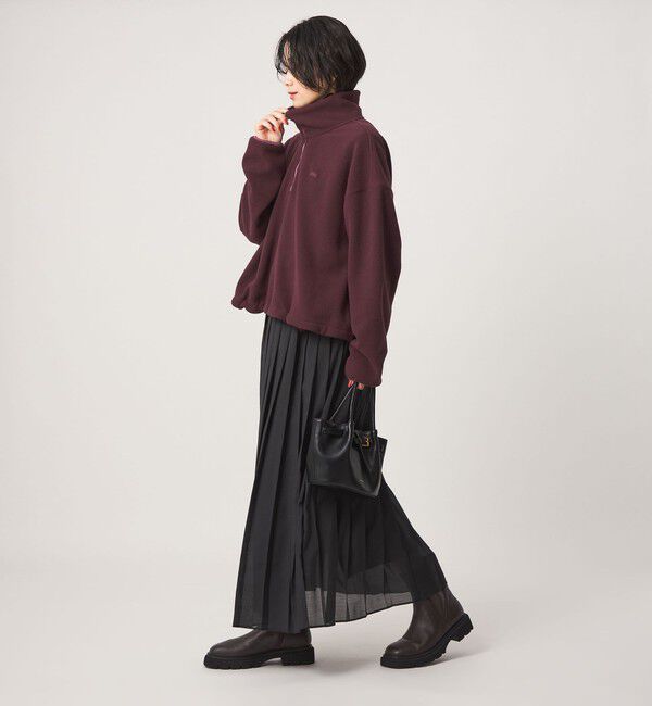 UNITED ARROWS green label relaxing「 【別注】＜LACOSTE＞ フリース ハーフジップ プルオーバー」|Tシャツ・カットソー|