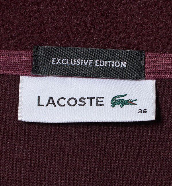 UNITED ARROWS green label relaxing「 【別注】＜LACOSTE＞ フリース ハーフジップ プルオーバー」|Tシャツ・カットソー|