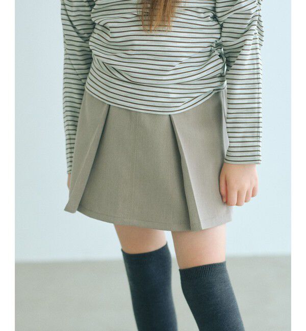 UNITED ARROWS green label relaxing「【COOL CHIC GIRLS STYLE】ワンタック スカパン/ キッズ 120cm-160cm」|その他|MD.BROWN