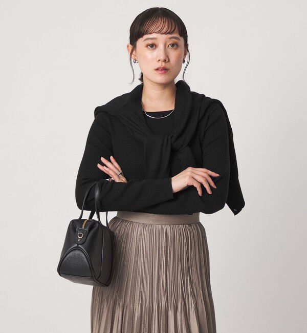 UNITED ARROWS green label relaxing「ウール リブ ボートネック ニット プルオーバー ウォッシャブル」|ニット・セーター|