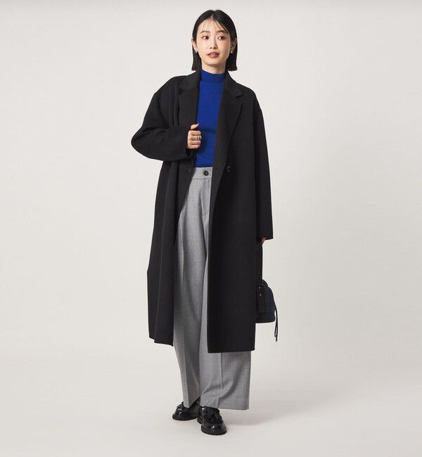 UNITED ARROWS green label relaxing「［size SHORT/TALLあり］Daily Chic サキソニー ワイド パンツ」|スラックス|